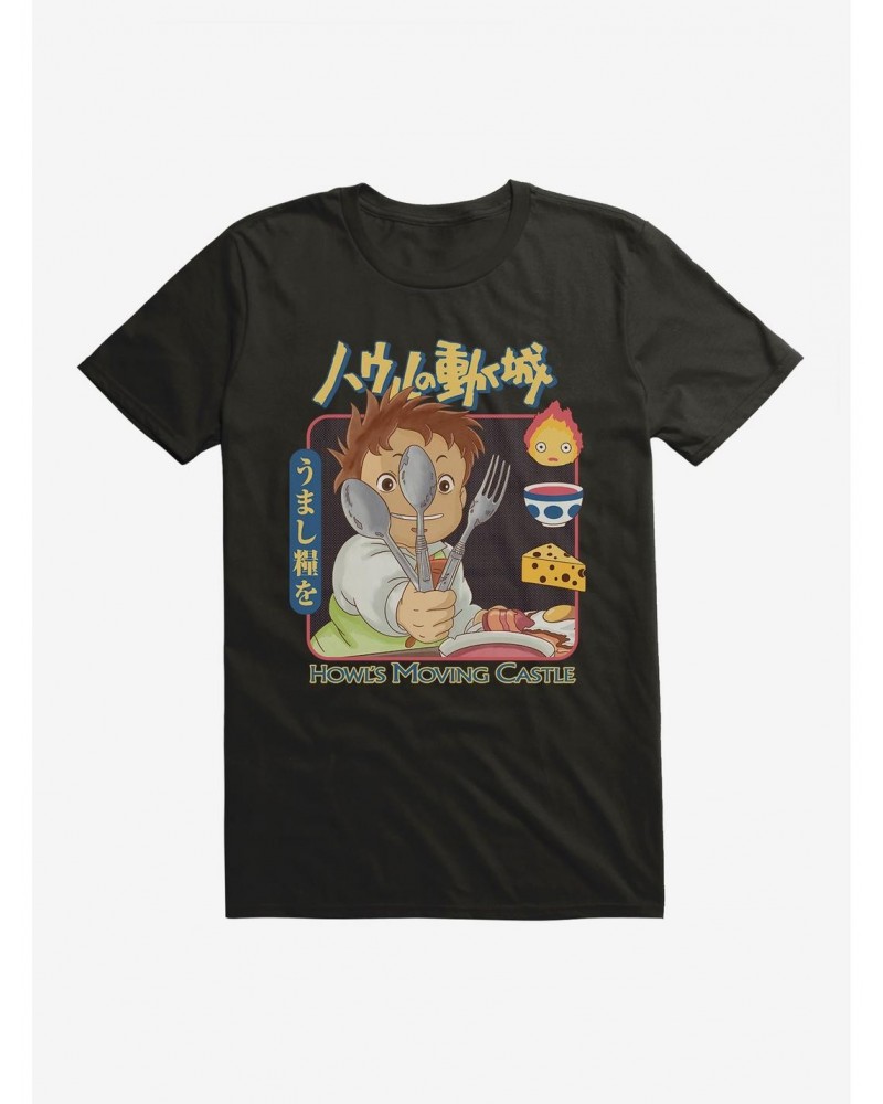 Studio Ghibli Howl's Moving Castle Markl Utensils T-Shirt $7.27 T-Shirts