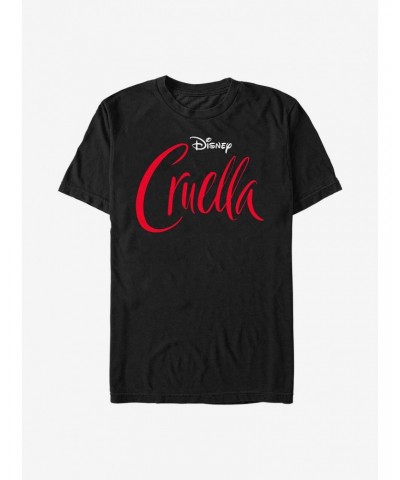 Disney Cruella Movie Logo T-Shirt $8.37 T-Shirts