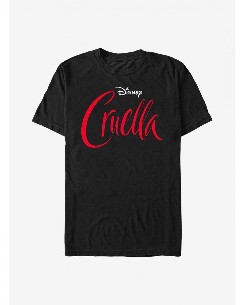 Disney Cruella Movie Logo T-Shirt $8.37 T-Shirts