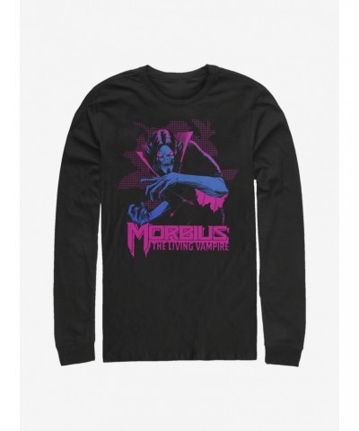 Marvel Morbius Neon Morbius Long-Sleeve T-Shirt $12.11 T-Shirts