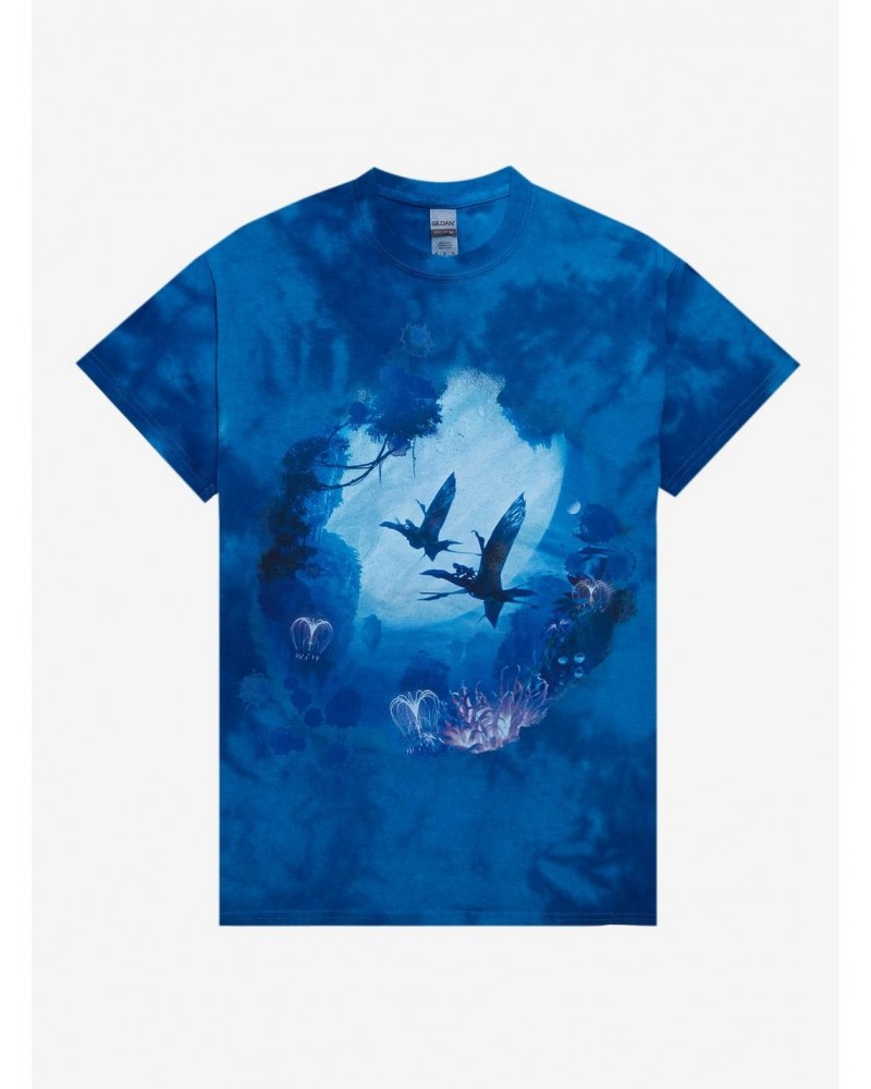 Avatar Toruk Riders Tie-Dye Boyfriend Fit Girls T-Shirt $9.47 T-Shirts