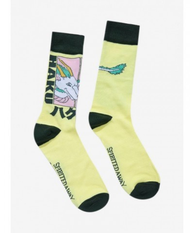 Studio Ghibli Spirited Away Haku Panel Crew Socks $2.04 Socks