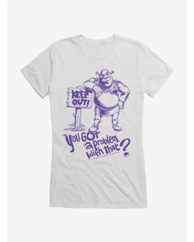 Shrek You Got A Problem Girls T-Shirt $8.37 T-Shirts