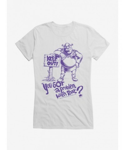 Shrek You Got A Problem Girls T-Shirt $8.37 T-Shirts