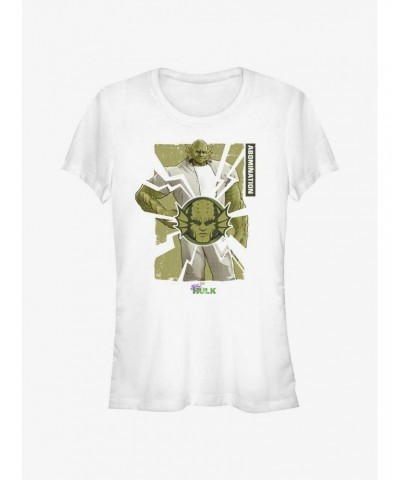 Marvel She-Hulk: Attorney At Law Abomination Smash Girls T-Shirt $8.96 T-Shirts