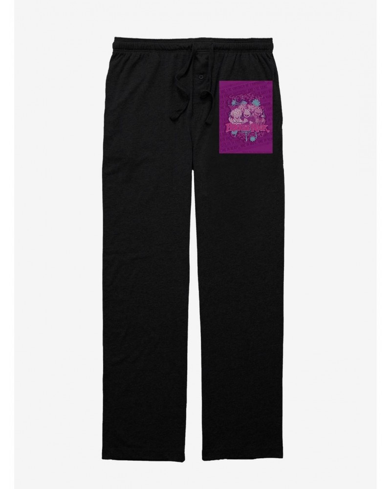 Jim Henson's Fraggle Rock Pink Background Pajama Pants $10.96 Pants