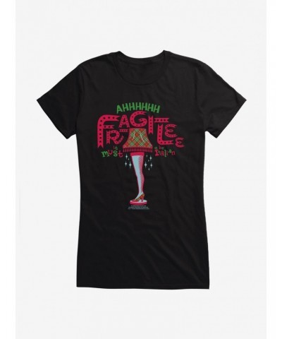 A Christmas Story Ahh Fragile It Must Be Italian Girls T-Shirt $8.76 T-Shirts