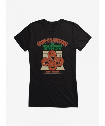 Robot Chicken Pumpkins On The Block Girls T-Shirt $8.96 T-Shirts