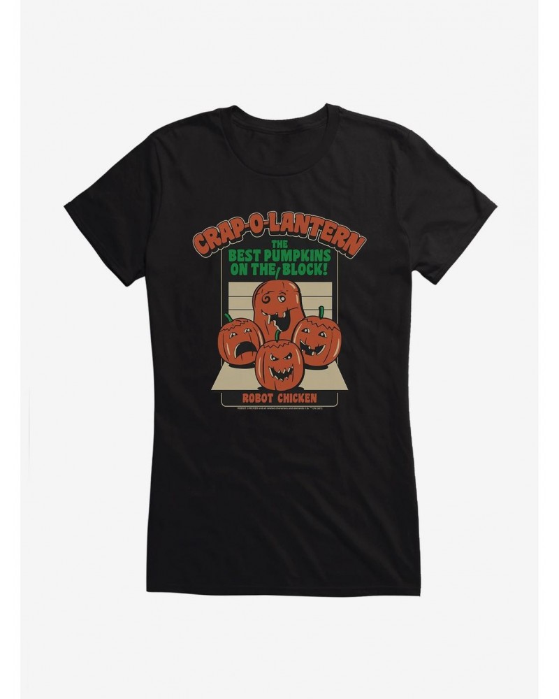 Robot Chicken Pumpkins On The Block Girls T-Shirt $8.96 T-Shirts