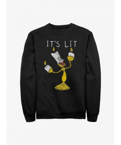 Disney Beauty and the Beast It's Lit Sweatshirt $14.46 Sweatshirts