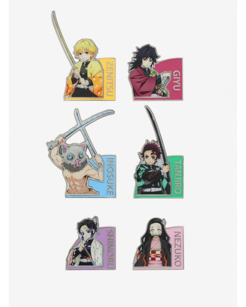 Demon Slayer: Kimetsu No Yaiba Large Metal Blind Box Enamel Pin $3.96 Pins